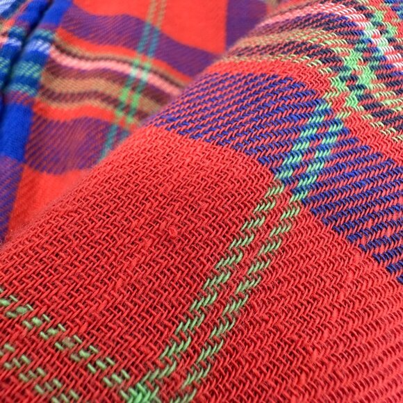 Polo Ralph Lauren XS Plaid Flannel Shirt Womens Relaxed Fit Cotton Fall Wardrobe - Picture 9 of 11